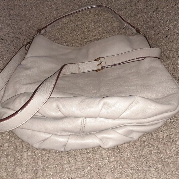 MARC BY MARC JACOBS-LG Hobo Hillier-Beige/Taupe-Neutral-Gold Hardware-Excellent - Picture 5 of 11
